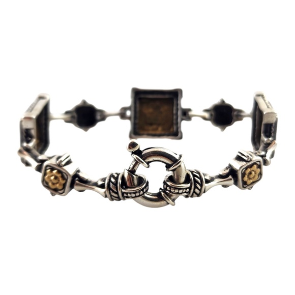 Tagliamonte 18K Yellow Gold & Sterling Psyche & Eros Bracelet #18556 - Picture 4 of 8